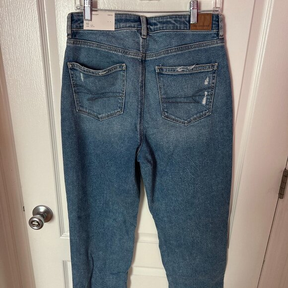 NWT AE Stretch Mom Straight Jean - Picture 8 of 11